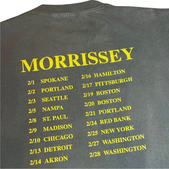 Rare Vintage 1999 Morrissey Oye Esteban Tour Band Tee - Picture 4 of 5